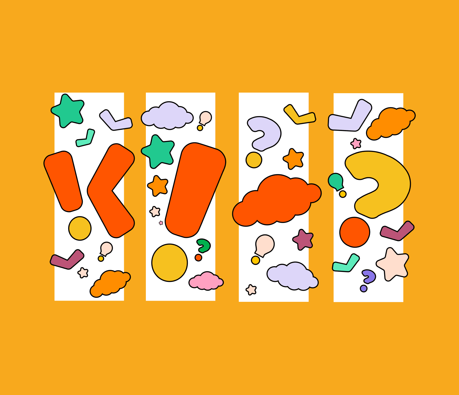 Karanta Kids illustrated posters