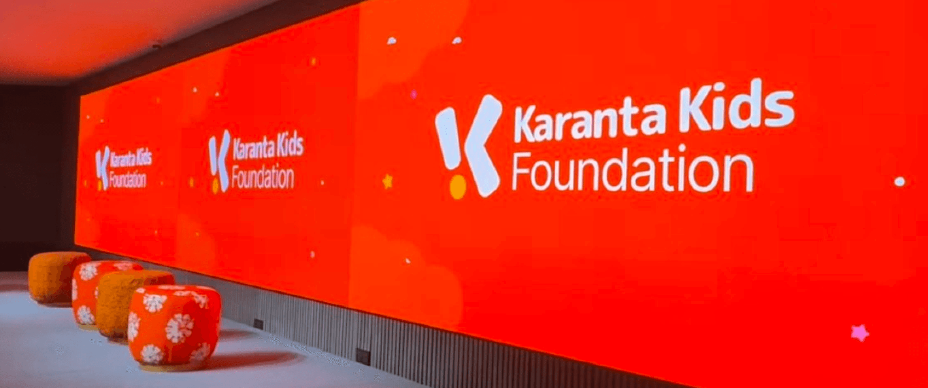 Karanta Kids Foundation stage backdrop