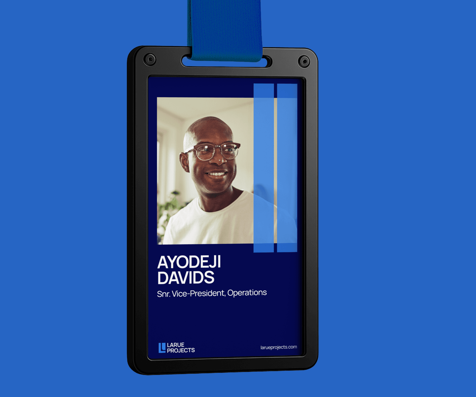 Larue Projects ID badge